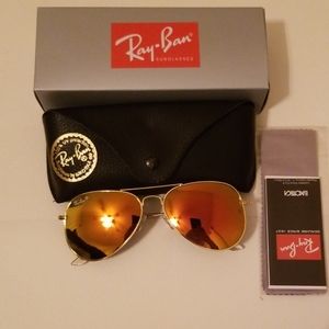 Ray-Ban RB3025 Aviator Copper Flash Lenses